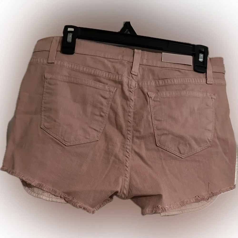 Judy Blue Pink Distressed Jean Shorts - New with Tags, Size Large - Picture 2 of 5